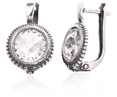 Diamond Sky Jewelry Sidabriniai auskarai „Claris VII“