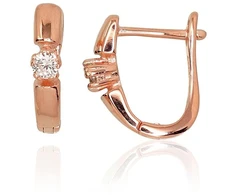 Diamond Sky Jewelry Sidabriniai auskarai su cirkoniais „Junona XXVII“