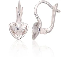 Diamond Sky Jewelry Sidabriniai auskarai „Bermudų Trikampis“
