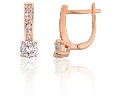 Diamond Sky Jewelry Sidabriniai auskarai su cirkoniais „Junona VII“