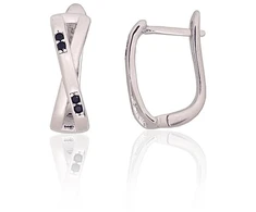 Diamond Sky Jewelry Sidabriniai auskarai su cirkoniais „X - Factor II“