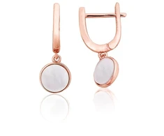Diamond Sky Jewelry Sidabriniai auskarai su perlamutru „Mila II“