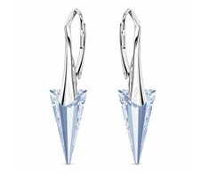 Diamond Sky Jewelry Sidabriniai auskarai „Spike II (Mėlyna Shade)“ su Swarovski® kristalais