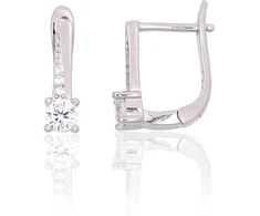 Diamond Sky Jewelry Sidabriniai auskarai su cirkoniais „Junona XII“