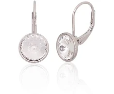 Diamond Sky Jewelry Sidabriniai auskarai „Vortex XII“