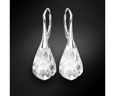 Diamond Sky Jewelry Sidabriniai auskarai „Helix“ su Swarovski® kristalais