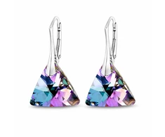Diamond Sky Jewelry Sidabriniai auskarai „Osiris (Vitrail Light)“ su Swarovski® kristalais
