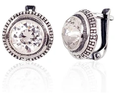 Diamond Sky Jewelry Sidabriniai auskarai „Claris VIII“