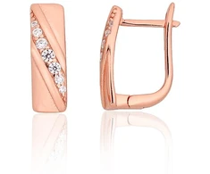 Diamond Sky Jewelry Sidabriniai auskarai su cirkoniais „Camille IV“
