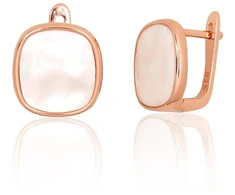 Diamond Sky Jewelry Sidabriniai auskarai su perlamutru „Pearl Haze“