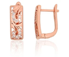 Diamond Sky Jewelry Sidabriniai auskarai su cirkoniais „Camille II“
