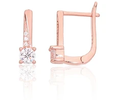 Diamond Sky Jewelry Sidabriniai auskarai su cirkoniais „Junona IX“