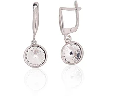 Diamond Sky Jewelry Sidabriniai auskarai „Vortex V“