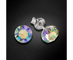 Diamond Sky Jewelry Sidabriniai auskarai „Classic (Paradise Shine)“ su Swarovski® kristalais