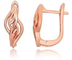 Diamond Sky Jewelry Sidabriniai auskarai „Melody IV“