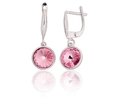 Diamond Sky Jewelry Sidabriniai auskarai „Vortex“