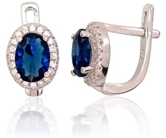 Diamond Sky Jewelry Sidabriniai auskarai su cirkoniais „Ferro IX“