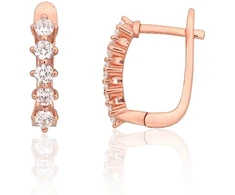 Diamond Sky Jewelry Sidabriniai auskarai su cirkoniais „Confetti II“