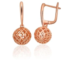 Diamond Sky Jewelry Sidabriniai auskarai „Mollie V“
