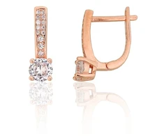 Diamond Sky Jewelry Sidabriniai auskarai su cirkoniais „Junona VII“