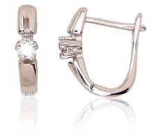 Diamond Sky Jewelry Sidabriniai auskarai su cirkoniais „Junona XIV“