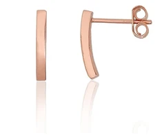 Diamond Sky Jewelry Sidabriniai auskarai „Auksinis Takas II“