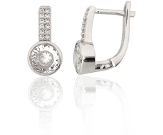Diamond Sky Jewelry Sidabriniai auskarai su cirkoniais „Celeste“