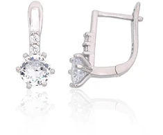 Diamond Sky Jewelry Sidabriniai auskarai su cirkoniais „Junona X“
