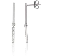 Diamond Sky Jewelry Sidabriniai auskarai su cirkoniais „Nirrti II“