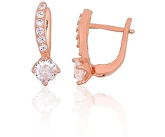 Diamond Sky Jewelry Sidabriniai auskarai su cirkoniais „Junona XXIV“