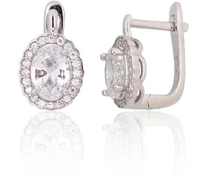 Diamond Sky Jewelry Sidabriniai auskarai su cirkoniais „Ferro VII“