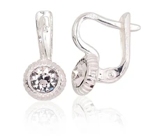 Diamond Sky Jewelry Sidabriniai auskarai „Junona VI“