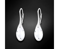 Diamond Sky Jewelry Sidabriniai auskarai „Enchanté“ su Swarovski® kristalais