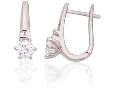 Diamond Sky Jewelry Sidabriniai auskarai su cirkoniais „Junona IV“