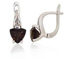 Diamond Sky Jewelry Sidabriniai auskarai su kvarcu „Temptation II“
