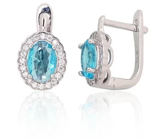 Diamond Sky Jewelry Sidabriniai auskarai su cirkoniais „Ferro VIII“