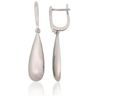 Diamond Sky Jewelry Sidabriniai auskarai „Sidabrinis Rain“