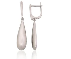 Diamond Sky Jewelry Sidabriniai auskarai „Sidabrinis Rain“