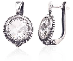 Diamond Sky Jewelry Sidabriniai auskarai „Claris VII“