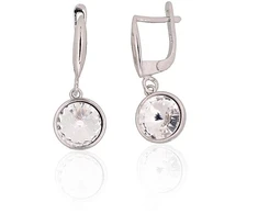 Diamond Sky Jewelry Sidabriniai auskarai „Vortex V“