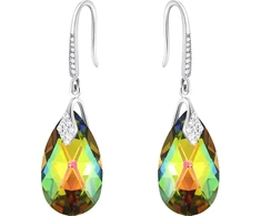 Diamond Sky Jewelry Sidabriniai auskarai „Baroque II (Vitrail Medium)“ su Swarovski® kristalais