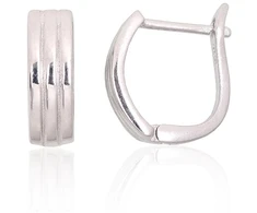Diamond Sky Jewelry Sidabriniai auskarai „Moonline“