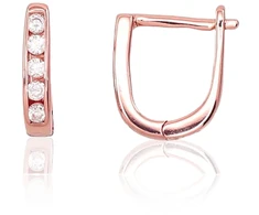 Diamond Sky Jewelry Sidabriniai auskarai su cirkoniais „Confetti VIII“