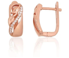 Diamond Sky Jewelry Sidabriniai auskarai su cirkoniais „City Lights III“