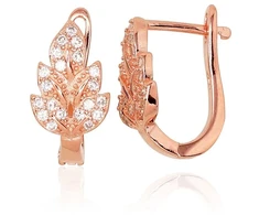 Diamond Sky Jewelry Sidabriniai auskarai su cirkoniais „Twilight Whisper“