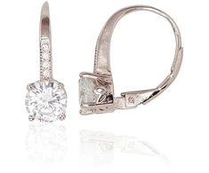 Diamond Sky Jewelry Sidabriniai auskarai su cirkoniais „Junona XV“