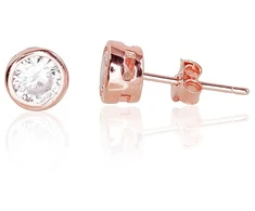 Diamond Sky Jewelry Sidabriniai auskarai-vinukai su cirkoniais „Klasika III“