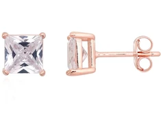 Diamond Sky Jewelry Sidabriniai auskarai-vinukai su cirkoniais „Prism V“