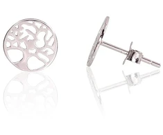 Diamond Sky Jewelry Sidabriniai auskarai-vinukai „Gyvybės Medis“