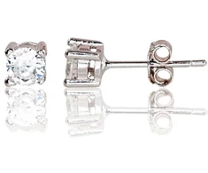 Diamond Sky Jewelry Sidabriniai auskarai-vinukai su cirkoniais „Junona XXXI“